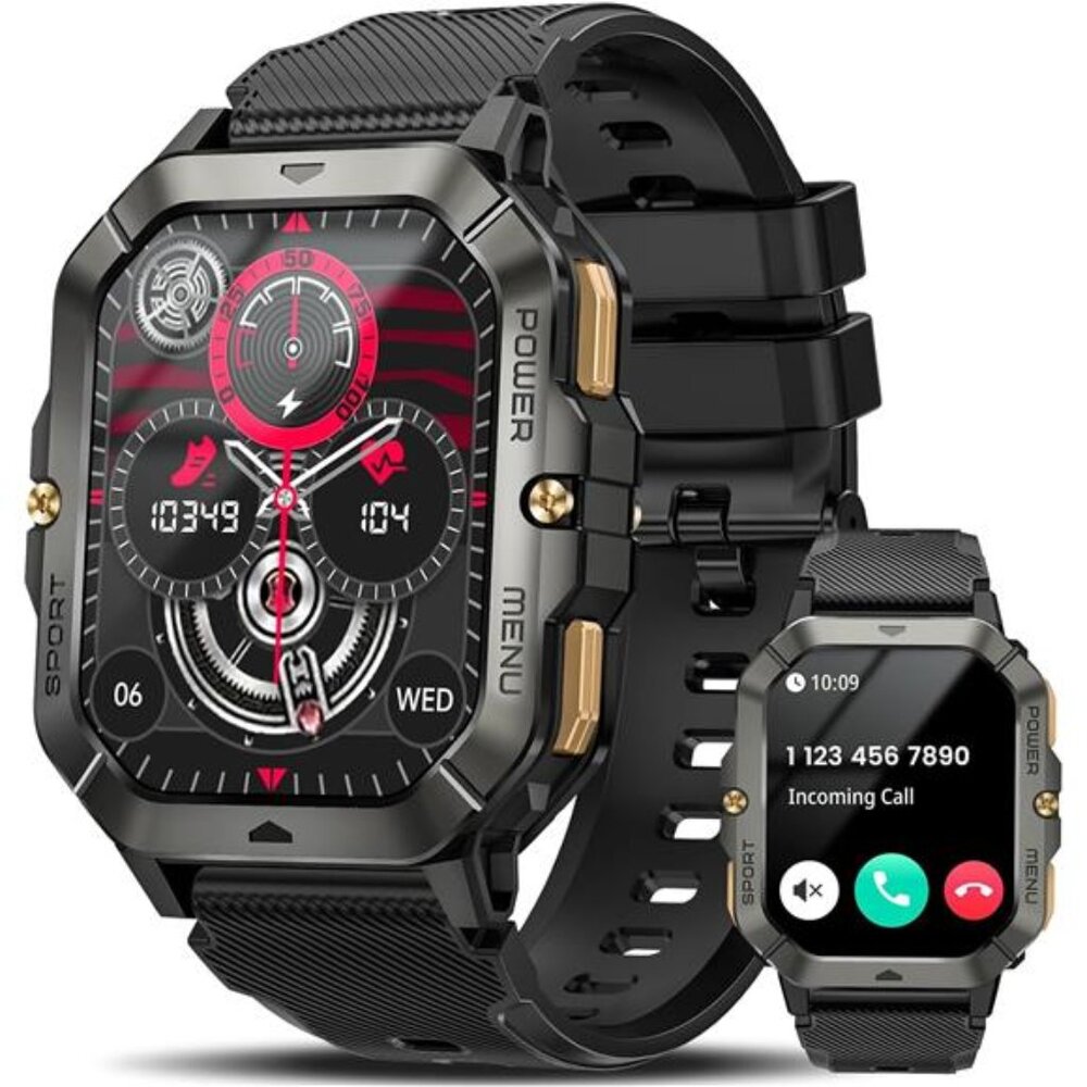 Fitness Smart Watch for Android and iPhone, Waterproof Fitness Tracker